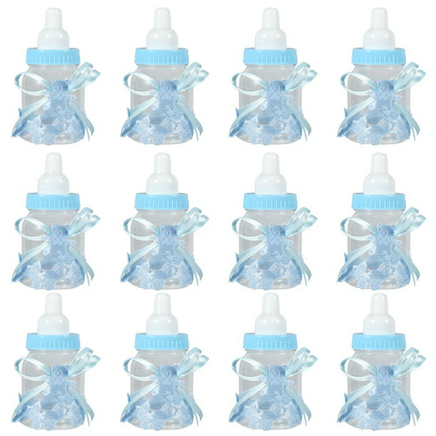 12PCS Fillable Bottles Baby Shower Favour Party Birthday Decor Candy Bear Box